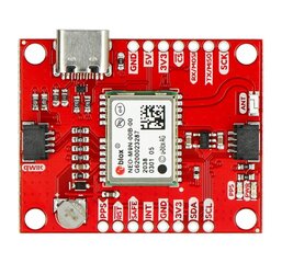 GPS NEO-M9N moduuli sisäänrakennetulla antennilla, Qwiic, SparkFun GPS-15733 hinta ja tiedot | Mikrokontrollerit | hobbyhall.fi