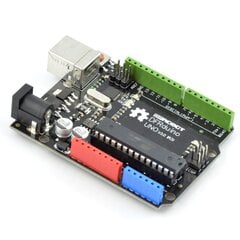 DFRduino Uno v3 - Yhteensopiva Arduinon kanssa hinta ja tiedot | Mikrokontrollerit | hobbyhall.fi