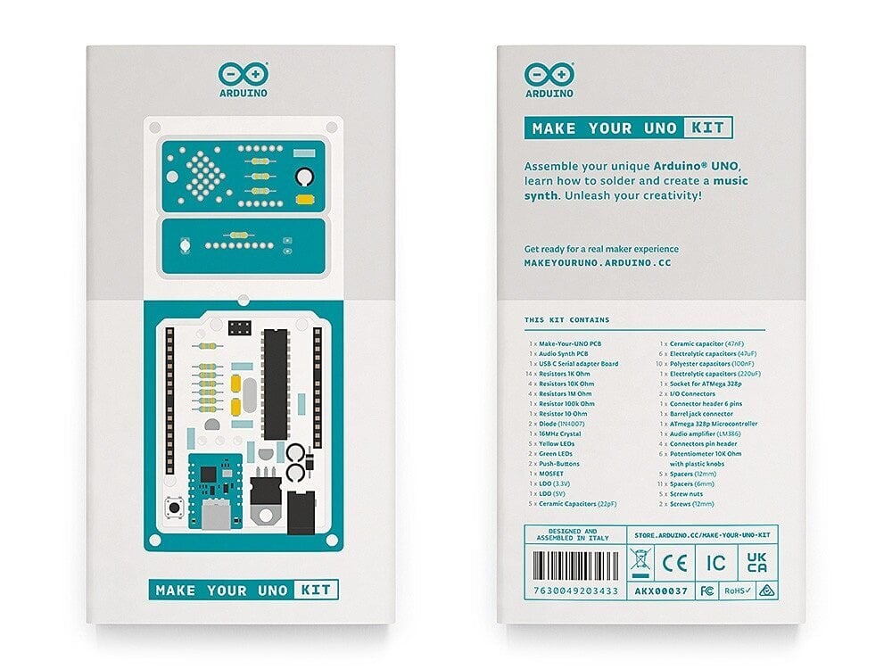 Arduino Make Your Uno Kit Arduino AKX00037 hinta ja tiedot | Mikrokontrollerit | hobbyhall.fi