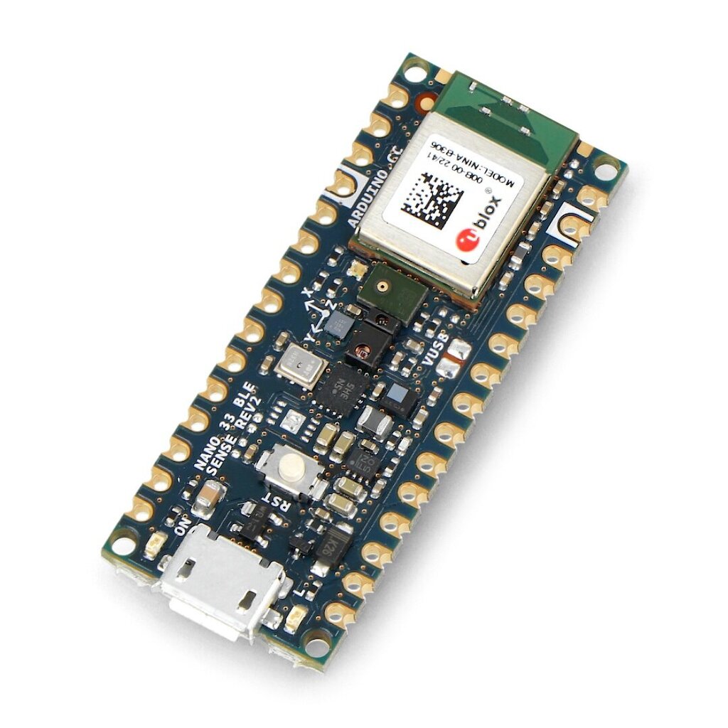 Arduino Nano 33 BLE Sense Rev2 ABX00069 hinta ja tiedot | Mikrokontrollerit | hobbyhall.fi