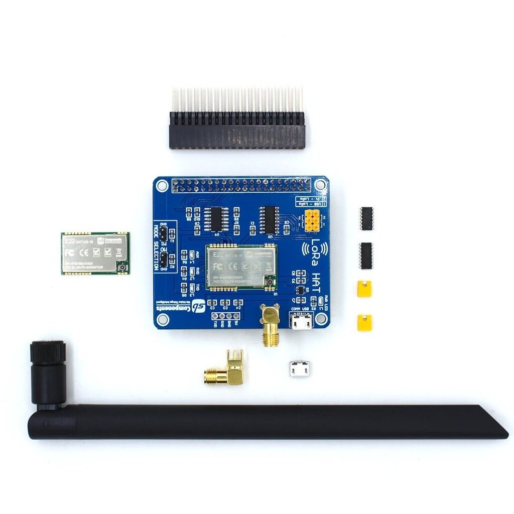 LoRa HAT 868MHz -moduuli Raspberry Pi SB -komponenteille 22571 hinta ja tiedot | Mikrokontrollerit | hobbyhall.fi