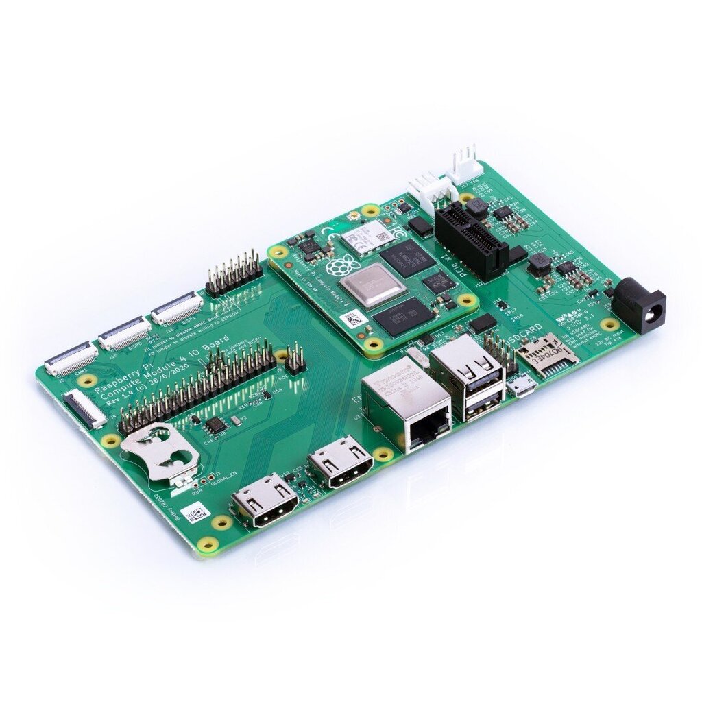 Raspberry Pi CM4IO, laajennuskortti Raspberry Pi CM4:lle hinta ja tiedot | Mikrokontrollerit | hobbyhall.fi