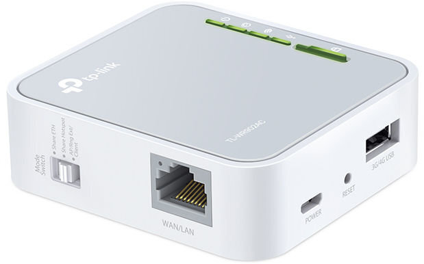 Reititin TP-LINK TL-WR902AC, 733MBPS, valkoinen hinta ja tiedot | Reitittimet ja modeemit | hobbyhall.fi