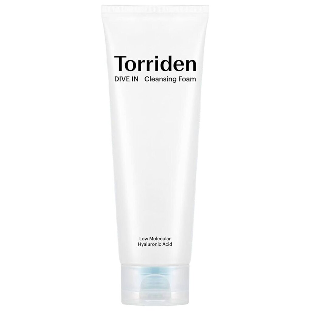 Torriden DIVE-IN Low Molecular Hyaluronic Acid Cleansing Foam 80 ml - Kasvojen puhdistusvaahto, jossa on matalamolekyylistä hyaluronihappoa. hinta ja tiedot | Kasvojen puhdistusaineet | hobbyhall.fi