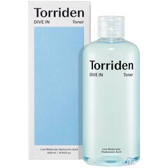 Torriden DIVE-IN Low Molecular Hyaluronic Acid Toner 300 ml - Matalamolekyylistä hyaluronihappoa sisältävä kasvovesi. hinta ja tiedot | Kasvojen puhdistusaineet | hobbyhall.fi