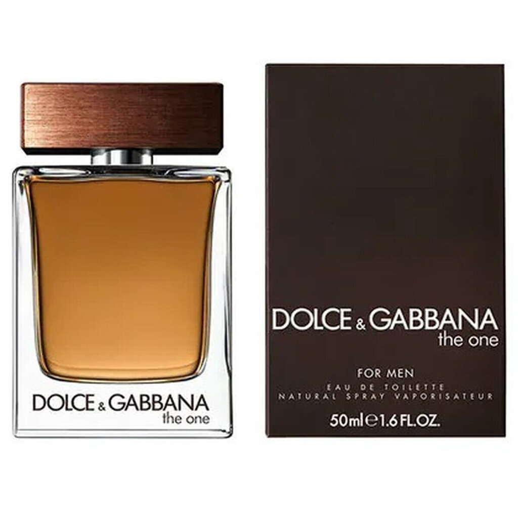 Hajuvesi Dolce & Gabbana The One For Men EDT miehille, 50 ml hinta ja tiedot | Miesten hajuvedet | hobbyhall.fi