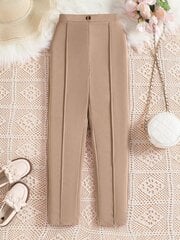 Pliseeratut housut, Electronics LV-120505, beige hinta ja tiedot | Tyttöjen leggingsit ja housut | hobbyhall.fi