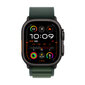 Apple Watch Ultra 2 GPS + Cellular 49mm Black Titanium Case with Dark Green Alpine Loop - Medium MX4R3EL/A hinta ja tiedot | Älykellot | hobbyhall.fi