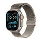 Apple Watch Ultra 2 GPS + Cellular 49mm Natural Titanium Case with Natural Titanium Milanese Loop - M MX5R3EL/A hinta ja tiedot | Älykellot | hobbyhall.fi