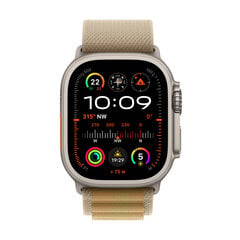 Apple Watch Ultra 2 GPS + Cellular 49mm Natural Titanium Case with Tan Alpine Loop - Medium MX4F3EL/A hinta ja tiedot | Älykellot | hobbyhall.fi