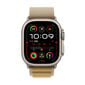 Apple Watch Ultra 2 GPS + Cellular 49mm Natural Titanium Case with Tan Alpine Loop - Medium MX4F3EL/A hinta ja tiedot | Älykellot | hobbyhall.fi