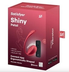 Vibrator Satisfyer Shiny Petal, punainen hinta ja tiedot | Vibraattorit | hobbyhall.fi