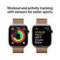 Apple Watch Series 10 GPS + Cellular 42mm Gold Titanium Case with Gold Milanese Loop MX083ET/A hinta ja tiedot | Älykellot | hobbyhall.fi