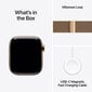 Apple Watch Series 10 GPS + Cellular 42mm Gold Titanium Case with Gold Milanese Loop MX083ET/A hinta ja tiedot | Älykellot | hobbyhall.fi