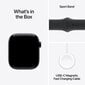 Apple Watch Series 10 GPS + Cellular 42mm Jet Black Aluminium Case with Black Sport Band - S/M MWX63ET/A hinta ja tiedot | Älykellot | hobbyhall.fi