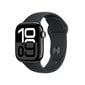 Apple Watch Series 10 GPS + Cellular 42mm Jet Black Aluminium Case with Black Sport Band - S/M MWX63ET/A hinta ja tiedot | Älykellot | hobbyhall.fi