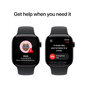 Apple Watch Series 10 GPS + Cellular 42mm Jet Black Aluminium Case with Black Sport Band - S/M MWX63ET/A hinta ja tiedot | Älykellot | hobbyhall.fi