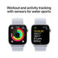 Apple Watch Series 10 GPS + Cellular 42mm Silver Aluminium Case with Blue Cloud Sport Loop MWX53ET/A hinta ja tiedot | Älykellot | hobbyhall.fi