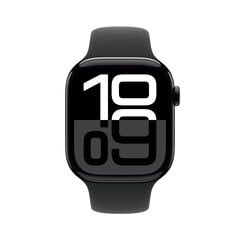 Apple Watch Series 10 GPS + Cellular 46mm Jet Black Aluminium Case with Black Sport Band - S/M MWY33ET/A hinta ja tiedot | Älykellot | hobbyhall.fi