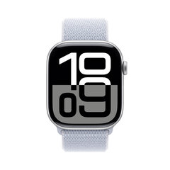 Apple Watch Series 10 GPS + Cellular 46mm Silver Aluminium Case with Blue Cloud Sport Loop MWY23ET/A hinta ja tiedot | Älykellot | hobbyhall.fi