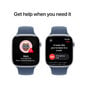 Apple Watch Series 10 GPS + Cellular 46mm Silver Aluminium Case with Denim Sport Band - S/M MWY03ET/A hinta ja tiedot | Älykellot | hobbyhall.fi