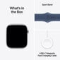 Apple Watch Series 10 GPS + Cellular 46mm Silver Aluminium Case with Denim Sport Band - S/M MWY03ET/A hinta ja tiedot | Älykellot | hobbyhall.fi