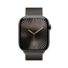 Apple Watch Series 10 GPS + Cellular 46mm Slate Titanium Case with Slate Milanese Loop - M/L MWYW3ET/A hinta ja tiedot | Älykellot | hobbyhall.fi