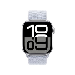 Apple Watch Series 10 GPS 42mm Silver Aluminium Case with Blue Cloud Sport Loop MWWD3ET/A hinta ja tiedot | Älykellot | hobbyhall.fi