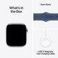 Apple Watch Series 10 GPS 42mm Silver Aluminium Case with Denim Sport Band - S/M MWWA3ET/A hinta ja tiedot | Älykellot | hobbyhall.fi