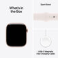 Apple Watch Series 10 GPS 46mm Rose Gold Aluminium Case with Light Blush Sport Band - S/M MWWT3ET/A hinta ja tiedot | Älykellot | hobbyhall.fi