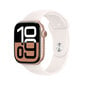 Apple Watch Series 10 GPS 46mm Rose Gold Aluminium Case with Light Blush Sport Band - S/M MWWT3ET/A hinta ja tiedot | Älykellot | hobbyhall.fi