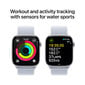 Apple Watch Series 10 GPS 46mm Silver Aluminium Case with Blue Cloud Sport Loop MWWN3ET/A hinta ja tiedot | Älykellot | hobbyhall.fi