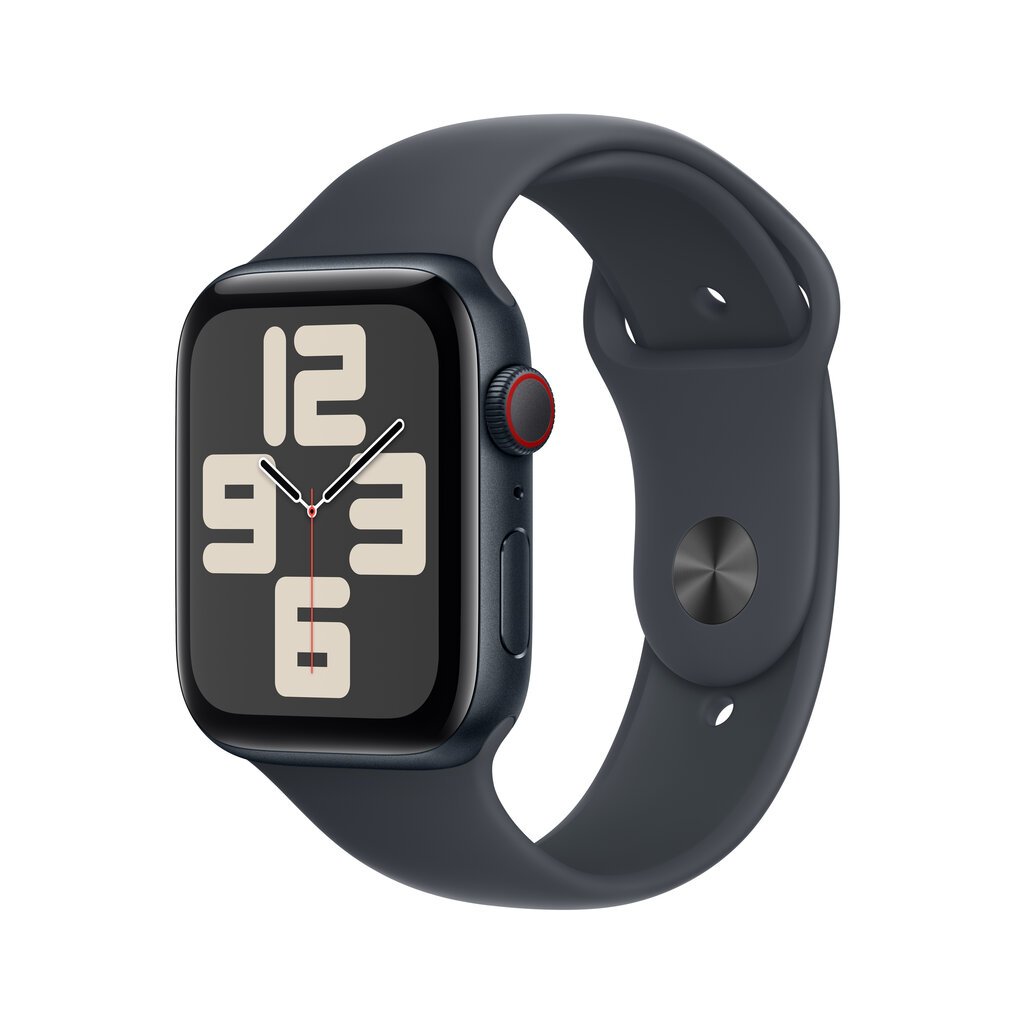 Apple Watch SE GPS + Cellular 40mm Midnight Aluminium Case with Midnight Sport Band - S/M MXGC3ET/A hinta ja tiedot | Älykellot | hobbyhall.fi