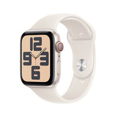 Apple Watch SE GPS + Cellular 40mm Starlight Aluminium Case with Starlight Sport Band - S/M MXGJ3ET/A hinta ja tiedot | Älykellot | hobbyhall.fi