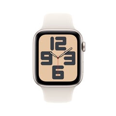 Apple Watch SE GPS + Cellular 40mm Starlight Aluminium Case with Starlight Sport Band - S/M MXGJ3ET/A hinta ja tiedot | Älykellot | hobbyhall.fi