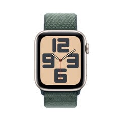 Apple Watch SE GPS + Cellular 44mm Starlight Aluminium Case with Lake Green Sport Loop MXGV3ET/A hinta ja tiedot | Älykellot | hobbyhall.fi