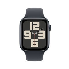 Apple Watch SE GPS 40mm Midnight Aluminium Case with Midnight Sport Band - M/L MXE93ET/A hinta ja tiedot | Älykellot | hobbyhall.fi