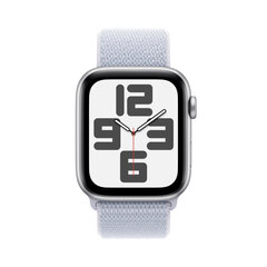 Apple Watch SE GPS 40mm Silver Aluminium Case with Blue Cloud Sport Loop MXEE3ET/A hinta ja tiedot | Älykellot | hobbyhall.fi