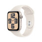 Apple Watch SE GPS 40mm Starlight Aluminium Case with Starlight Sport Band - M/L MXEG3ET/A hinta ja tiedot | Älykellot | hobbyhall.fi