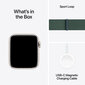 Apple Watch SE GPS 40mm Starlight Aluminium Case with Lake Green Sport Loop MXEH3ET/A hinta ja tiedot | Älykellot | hobbyhall.fi