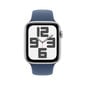 Apple Watch SE GPS 44mm Silver Aluminium Case with Denim Sport Band - M/L MXER3ET/A hinta ja tiedot | Älykellot | hobbyhall.fi