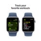 Apple Watch SE GPS 44mm Silver Aluminium Case with Denim Sport Band - M/L MXER3ET/A hinta ja tiedot | Älykellot | hobbyhall.fi