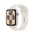 Apple Watch SE GPS 44mm Starlight Aluminium Case with Starlight Sport Band - M/L MXEV3ET/A