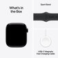 Apple Watch Series 10 GPS + Cellular 42mm Jet Black Aluminium Case with Black Sport Band - M/L MWX73ET/A hinta ja tiedot | Älykellot | hobbyhall.fi