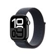 Apple Watch Series 10 GPS 42mm Jet Black Aluminium Case with Ink Sport Loop MWWG3ET/A