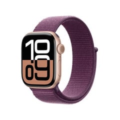 Apple Watch Series 10 GPS 42mm Rose Gold Aluminium Case with Plum Sport Loop MWWK3ET/A hinta ja tiedot | Älykellot | hobbyhall.fi