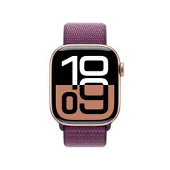 Apple Watch Series 10 GPS 42mm Rose Gold Aluminium Case with Plum Sport Loop MWWK3ET/A hinta ja tiedot | Älykellot | hobbyhall.fi