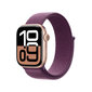 Apple Watch Series 10 GPS + Cellular 42mm Rose Gold Aluminium Case with Plum Sport Loop MWXC3ET/A hinta ja tiedot | Älykellot | hobbyhall.fi