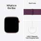 Apple Watch Series 10 GPS + Cellular 46mm Rose Gold Aluminium Case with Plum Sport Loop MWY83ET/A hinta ja tiedot | Älykellot | hobbyhall.fi