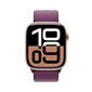 Apple Watch Series 10 GPS + Cellular 46mm Rose Gold Aluminium Case with Plum Sport Loop MWY83ET/A hinta ja tiedot | Älykellot | hobbyhall.fi